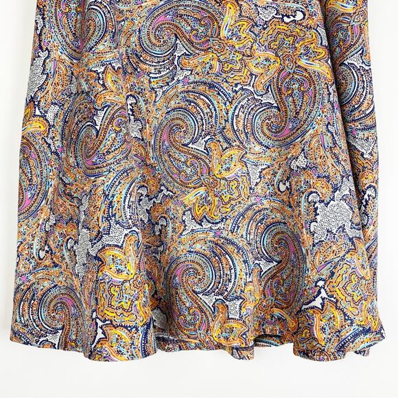 The Limited A Line Paisley Skirt Women’s Size M - Picture 5 of 13